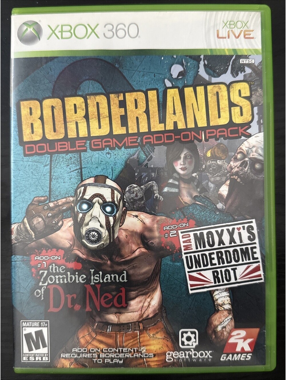 Borderlands Add-On Pack Zombie Island of Dr Ned & - Microsoft Xbox 360